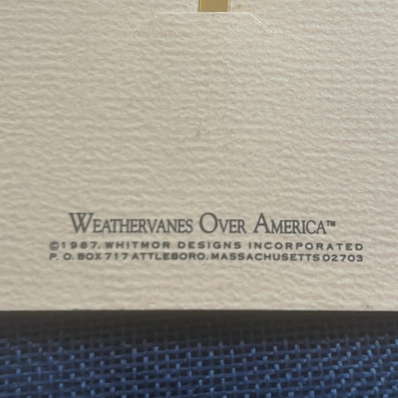 Vtg Tall Ship Bookmark by Weathervanes Over America - Picture 5 of 11